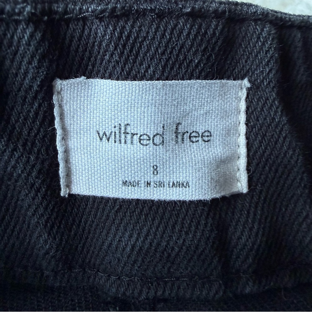 Wilfred Free Aritzia Black High Rise Utility Cargo Pant US8 Classic Contemporary - Picture 13 of 14